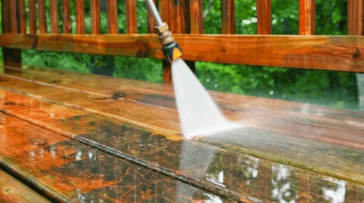 pressure washing