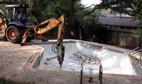 swimming pool removal
